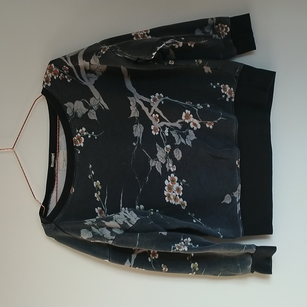 Denim&supply by Ralf Lauren size m black crop sweater